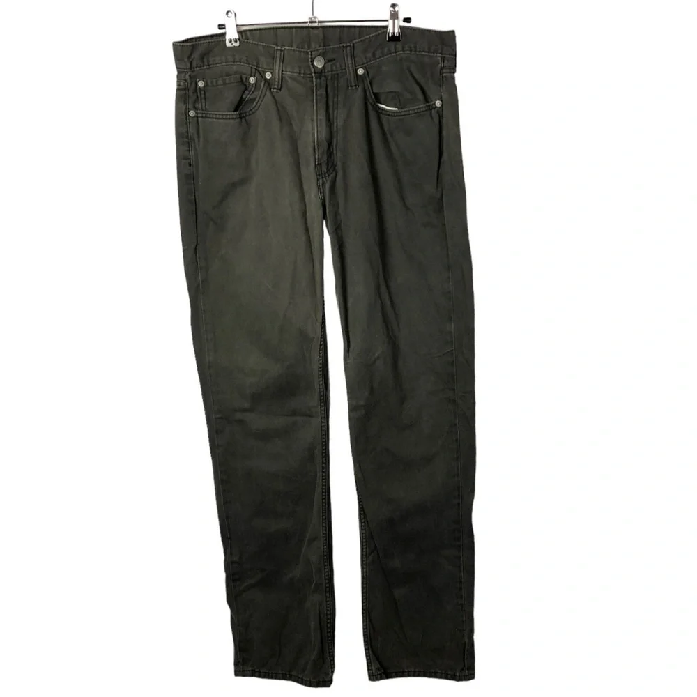 Levi's 514 Straight Fit Gray Jeans 34 X‎ 34